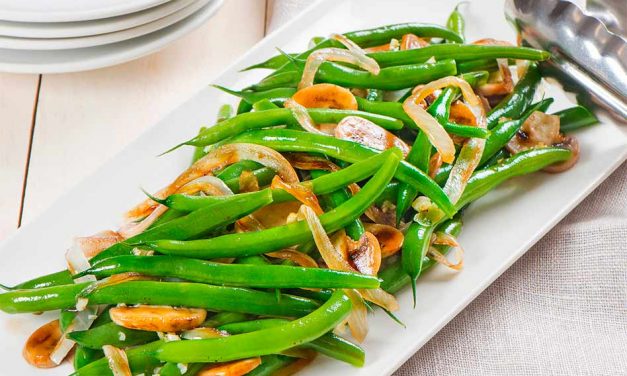 Florida Snap Beans with Caramelized Onions and Mushrooms, Positively Delicious!