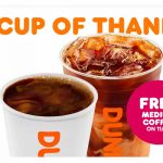 Dunkin’ Offers a Free “Cup of Thanks” to Florida Residents this Giving Tuesday