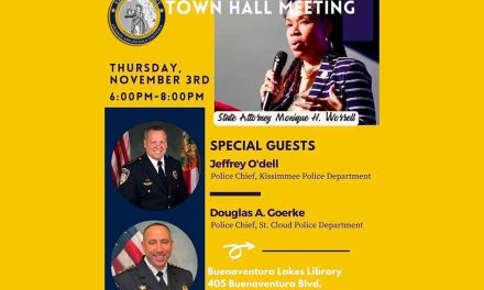 State Attorney Monique Worrell to Host Community Townhall tonight at 6pm with St. Cloud Police Chief Doug Goerke, and KPD Chief Jeff O’Dell