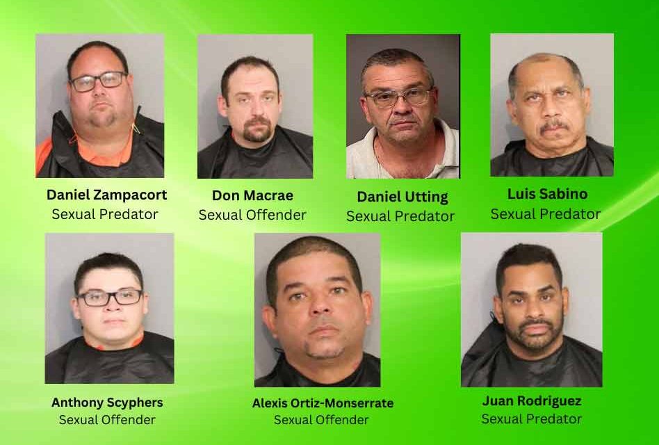 Sheriff’s Office, St. Cloud Police Make 7 Sex Offender, Predator Arrests on Halloween Night During Operation Safe Night