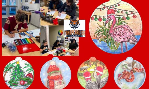 Toho High Art Students Selected to Design Ornaments to be displayed on the National Christmas Tree in Washington D.C.