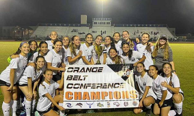 Celebration Claims Girls Orange Belt Conference Soccer Title