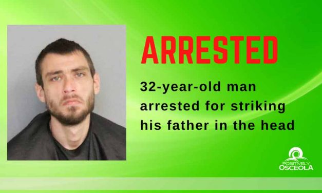 32-year-old man arrested for striking his father in the head and fleeing, Osceola deputies say