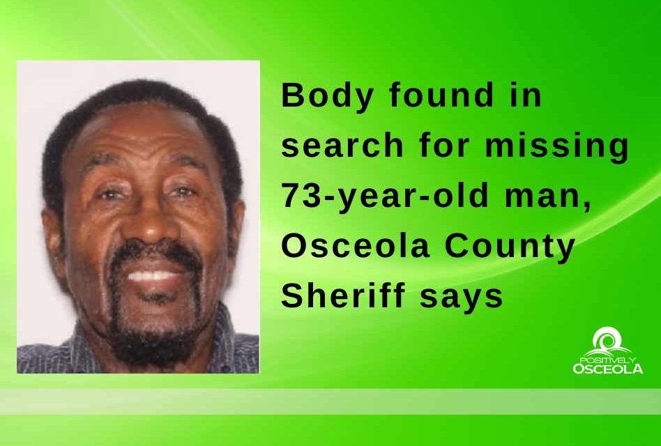 Body found believed to be 73-year-old man missing since Thanksgiving in Osceola County, sheriff says