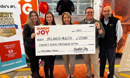 Dunkin’ Provides $27,000 Grant to Bring Joy to Kids Battling Cancer at Orlando Health Arnold Palmer Hospital for Children