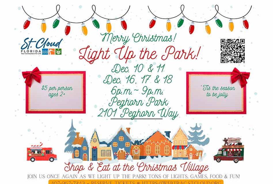 St. Cloud to Light Up the Park, Beginning December 10, Get Ready to Play, Shop, and Eat!