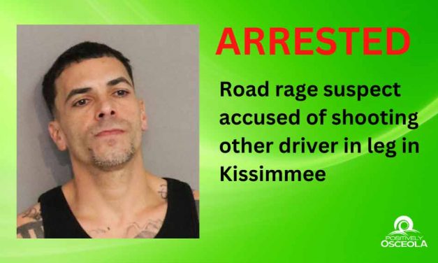 Man arrested after allegedly shooting driver in leg in Kissimmee road rage incident