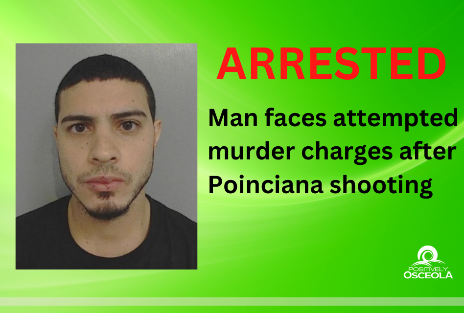 Man arrested on attempted murder charges in Poinciana shooting, Osceola deputies say