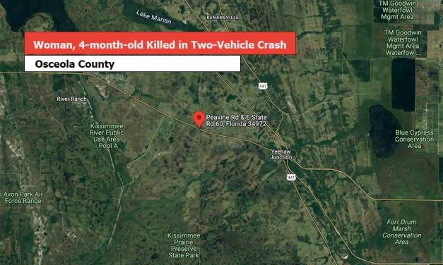 One woman, 4-month-old niece killed, others injured after head-on crash on SR-60 in Osceola County, FHP says