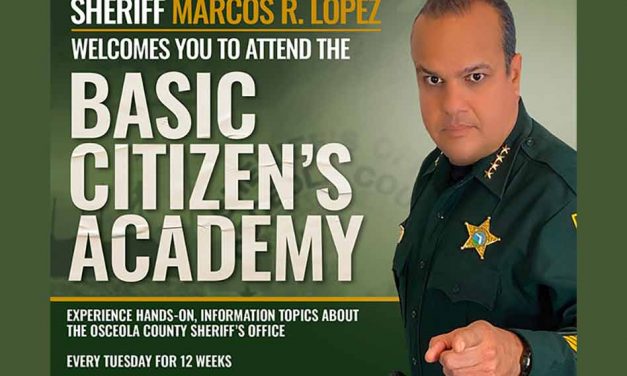 Osceola County Sheriff’s Office accepting applications for Basic’s Citizen Academy, program begins January 31