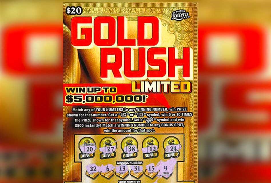 Kissimmee Woman Wins $1 Million Prize After Playing $20 Gold Rush Limited Scratch-off Game in St. Cloud
