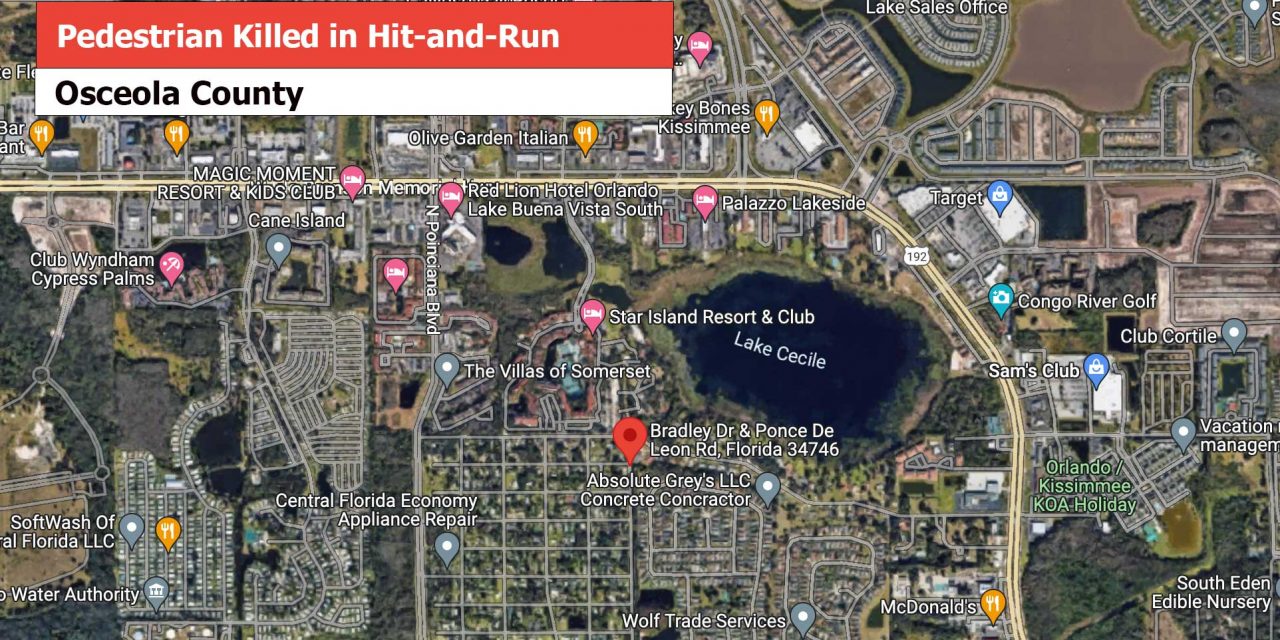 Pedestrian killed in hit-and-run in Osceola County, FHP says