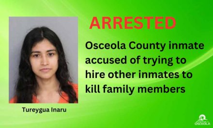 Osceola County inmate accused of trying to hire other inmates to kill family members