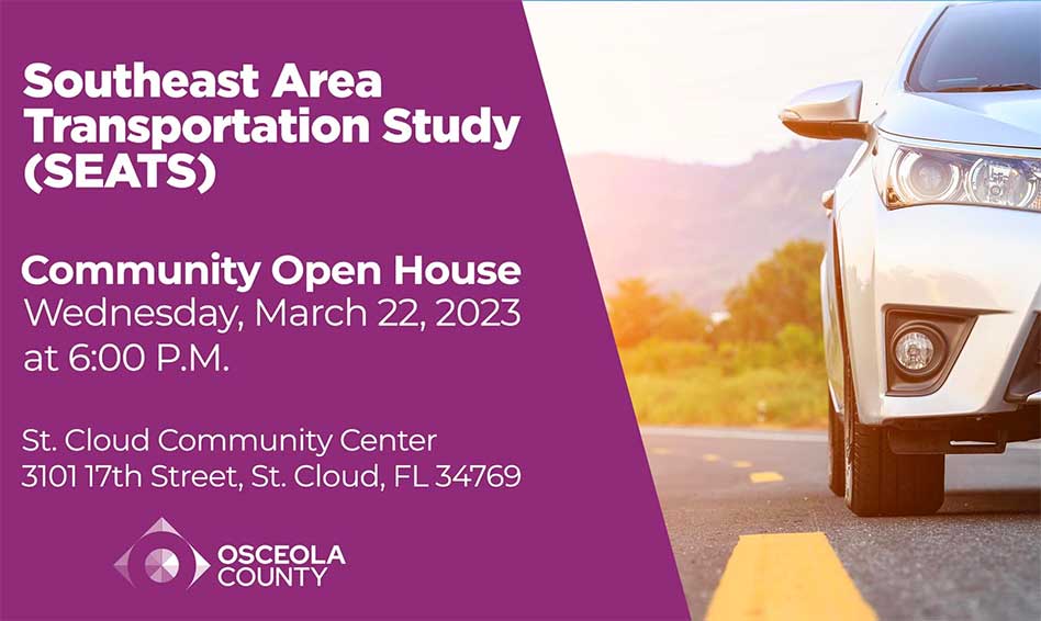Open house for Osceola County’s Southeast Area Transportation Study this Wednesday in St. Cloud