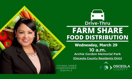 Osceola County Commissioner Viviana Janer to host Farm Share food distribution Wednesday, March 29 at 10am