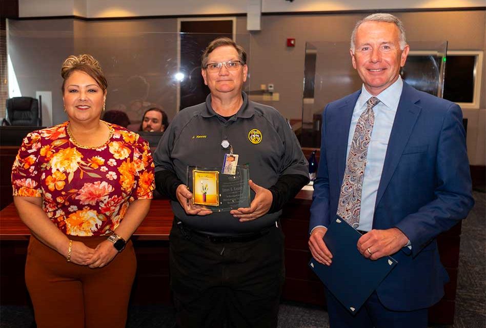 Osceola County names James Kenney as Employee of the Month for March 2023!