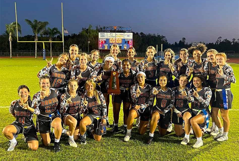Harmony Longhorns Get Defensive, Rout Horizon for District Title in Flag Football