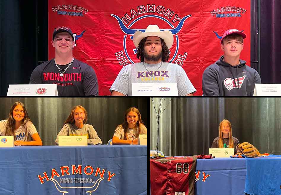 Harmony, St. Cloud High School Athletes Headed to Next Level
