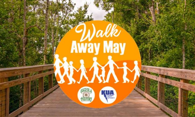 Walking on the Shingle Creek trail for ‘WALK AWAY MAY’  with Osceola History