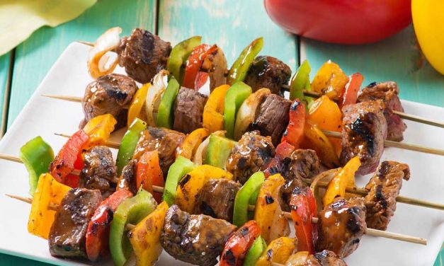 Florida Beef and Sweet Pepper Skewers, It’s Positively Delicious!