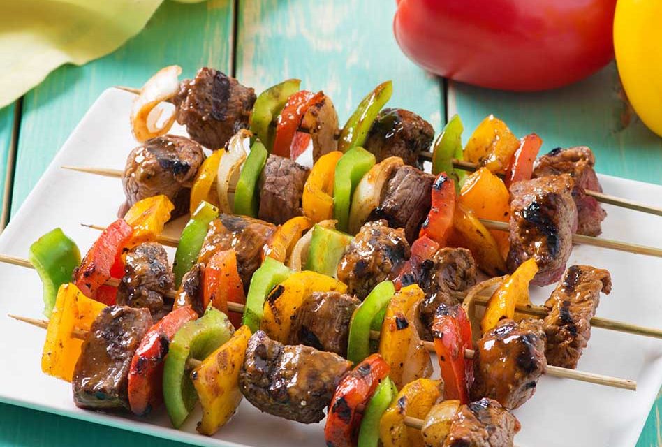 Florida Beef and Sweet Pepper Skewers, It’s Positively Delicious!
