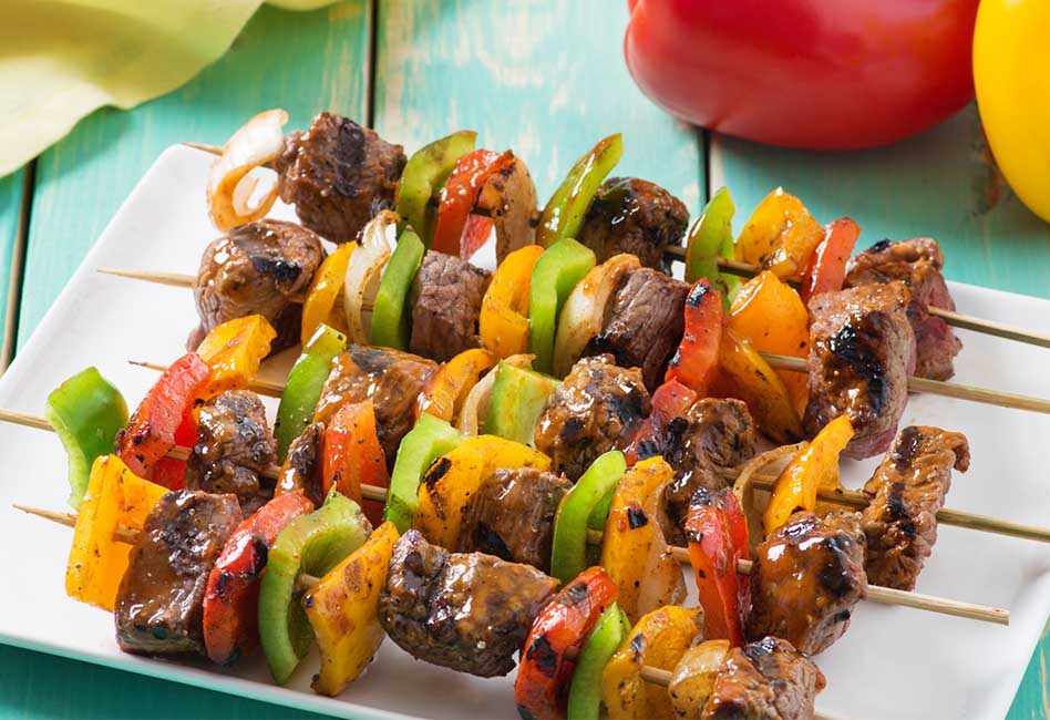 Florida Beef and Sweet Pepper Skewers, It’s Positively Delicious!