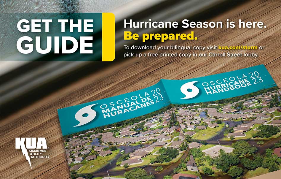 Get ready for the peak of hurricane season with KUA’s 2023 Osceola Hurricane Preparedness Guide