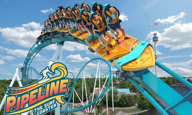 SeaWorld Orlando’s Pipeline: The World’s first surf coaster starts breaking waves at SeaWorld Orlando on May 27th