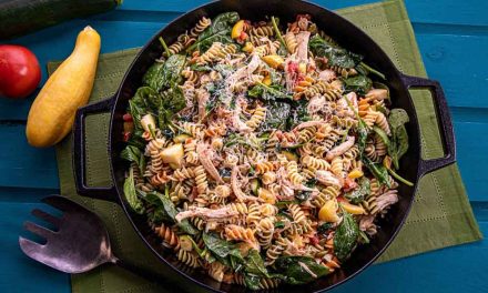 Florida Vegetable and Chicken Pasta, It’s Positively Delicious!