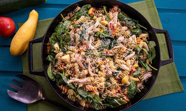 Florida Vegetable and Chicken Pasta, It’s Positively Delicious!