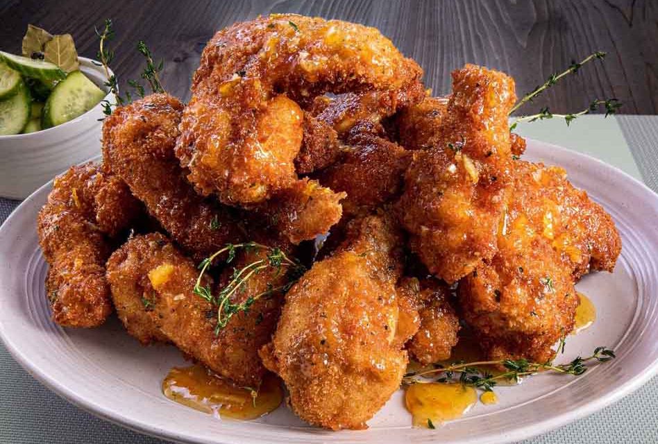Florida Honey-Glazed Fried Chicken Wings, It’s Positively Delicious!