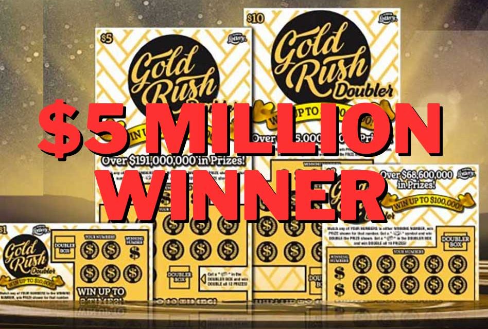 Kissimmee Woman Wins $5 Million Top Prize Playing the Gold Rush Limited Scratch-off Game