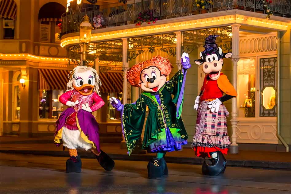 Spooky Disney Delight: Minnie Mouse, Daisy Duck, and Clarabelle Cow to Join Mickey’s ‘Boo-To-You’ Halloween Parade as the Sanderson Sisters!