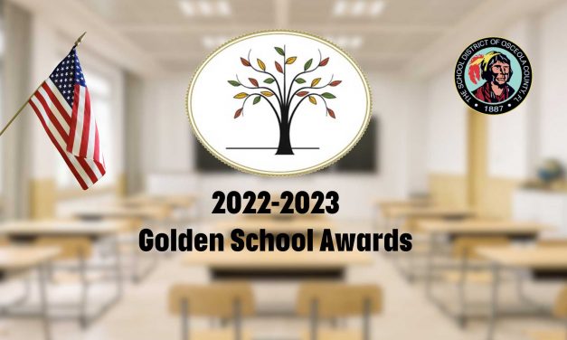 Forty-two Osceola schools earn Golden School Award, highest recognition for community involvement for Florida Schools