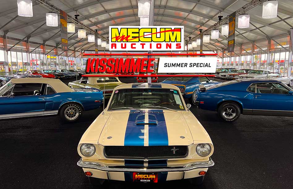 Mecum Kissimmee’s Unforgettable “Summer Special” Collector Car Auction to Roar Back into Kissimmee Tomorrow, July 6-9