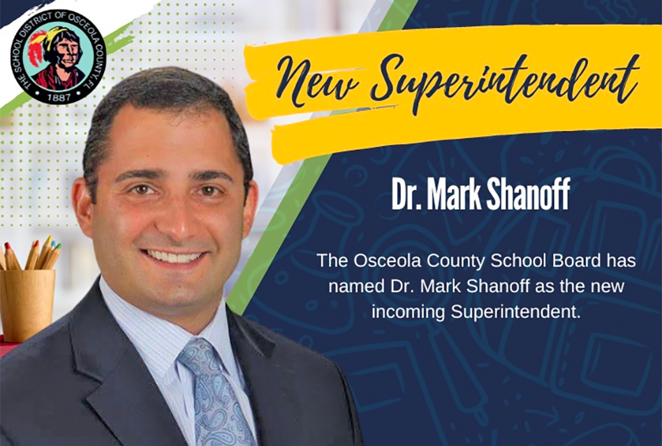 Dr. Mark Shanoff to Assume Role of Superintendent in Osceola School District