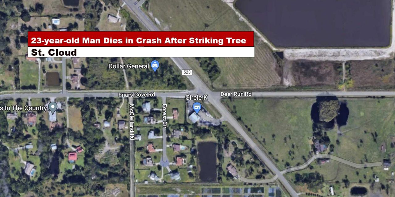 23-year-old St. Cloud man killed after striking tree in crash on Friars Cove