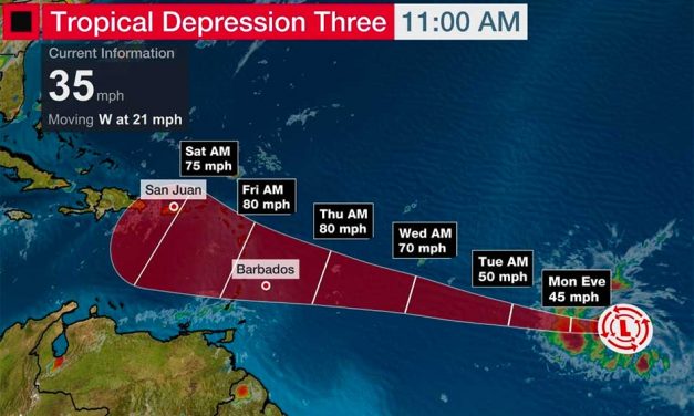 Forecasters Predict Atlantic Tropical Depression to Intensify into Hurricane Later this Week