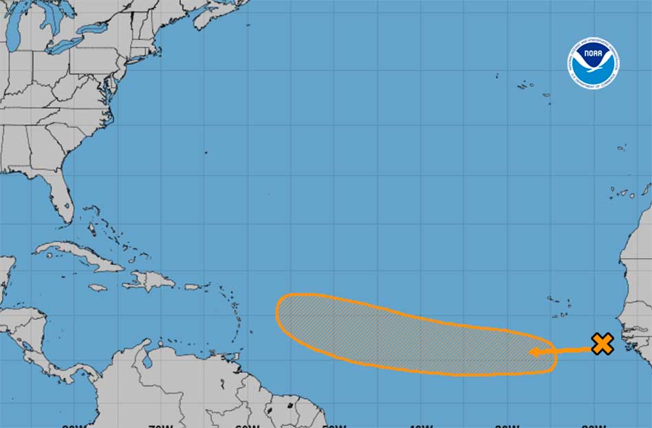 National Hurricane Center increases chance of development for tropical wave to 40%