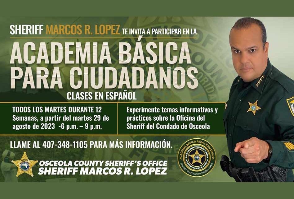 Apply Now for Osceola County Sheriff’s Office’s Basic Citizen’s Academy for Spanish Speakers