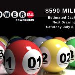 Powerball Jackpot grows to $590 Million for Saturday after no big winner in Wednesday’s drawing