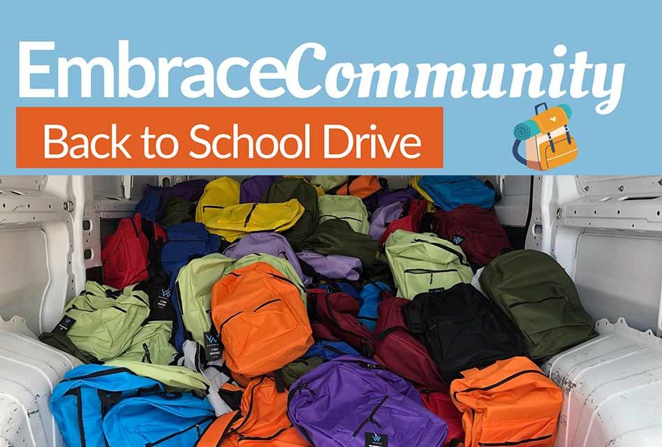 Embrace Families Hosts Back-to-School Drive to Benefit Youth in Foster Care