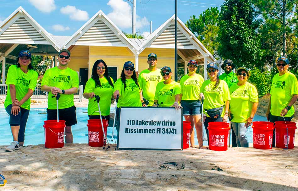 Realtors Join Forces to Clean Waterways in and around Osceola County