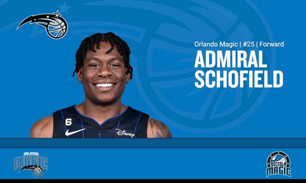 Orlando Magic Re-sign Free Agent Admiral Schofield to Two-Way Contract