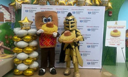 Dunkin’ Supports Children Battling Cancer at Orlando Health Children’s Hospital With ‘Cuppy’ and ‘Knightro’
