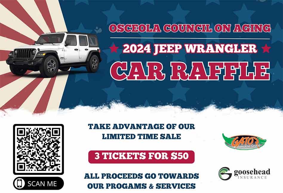 Driving Dreams Osceola Council On Aging's 4th Annual Car Raffle Fundraiser