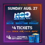 Celebrate National Cinema Day at Regal with $4 Movies and a $4 Concession Combo, AMC, Cinemark Also Participating