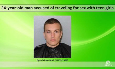 24-year-old man accused of traveling for sex with teen girls in Osceola County, sheriff says