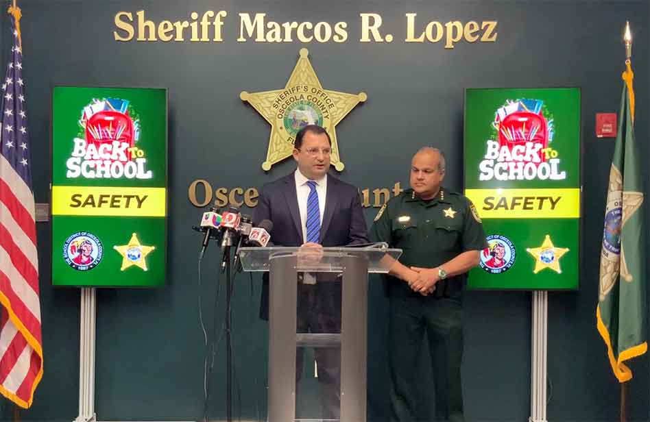 Osceola County Sheriff, School Superintendent Share Safety Training Initiatives Ahead of School Year Start