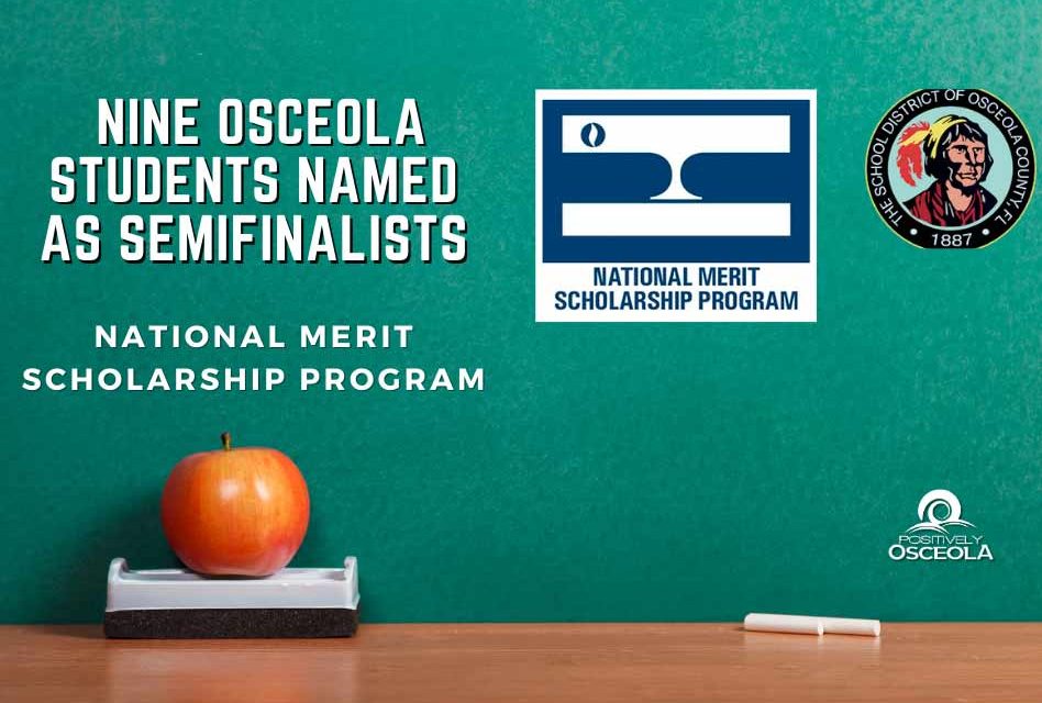 Nine Osceola Students Named Semifinalists In The National Merit Scholarship Program